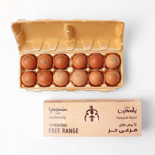 Free Range Brown Eggs 12 PCS Natural Feed