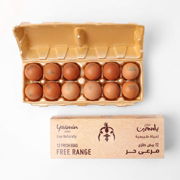 Free Range Brown Eggs 12 PCS Natural Feed
